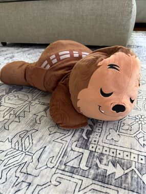 Walt Disney Star Wars Chewbacca 25" Cuddleez Plush Pillow Stuffed Animal